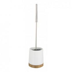 Bamboo ceramic toilet brush