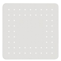 Non-slip shower mat - Mirasol white - 54x54cm